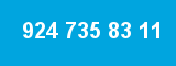 924 735 83 11 924 735 83 11